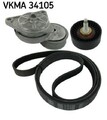 SKF VKMA 34105 Keilrippenriemensatz für FORD FOCUS (DAW, DBW) FOCUS Kombi (DNW)
