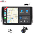 Android 11 Autoradio Für Peugeot 2008 CU 2013-2018 GPS Navi CarPlay BT WIFI DAB+