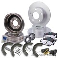 ATEC BREMSENSATZ VORNE + BREMSBACKENSATZ HINTEN FÜR AUDI 80 B4 1.9 TDI 2.0