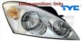 TYC 20-11856-15-2 Hauptscheinwerfer links Scheinwerfer Frontscheinwerfer 
