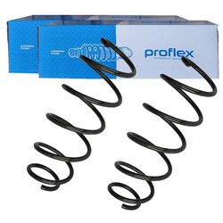 2X PROFLEX FAHRWERKSFEDERN VORNE PASSEND FÜR FIAT DOBLO OPEL COMBO LINKS+RECHTS