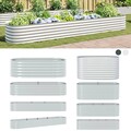 Hochbeet Verzinkter Stahl Gemüsebeet Pflanzbeet Garten Blumentopf Metall DE
