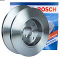 2x BOSCH BREMSSCHEIBEN Ø256mm SET VORNE FÜR AUDI 100 100 AVANT 80 90