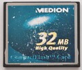 Medion 32MB CF Karte Compact Flash Card Speicherkarte