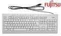 Fujitsu KB521 USB QWERTZ DE Tastatur - Grau, OVP, NEU