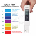 TDS EC Meter Messgerät Digital Tester Wassertest Leitwertmessgerät 0-9990ppm【DE】