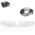 2x Scheinwerferglas links rechts Set für Audi A4 8E B6 Avant 2000-2005