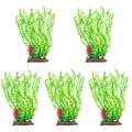  5 Pieces Aquatische Dekoration Aquarium Wasserpflanzen Künstliche
