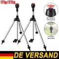 2X Teleskop Rasensprenger Regner Sprinkler Sprühregner Garten Stativ Kreisregner