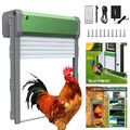 Solar-Hühnerklappe Solar-Rolltor wasserdicht mit Lichtsensor und Timer DE