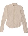 Ralph Lauren Damen formelles Hemd UK 10 Small weiß Baumwolle TR03