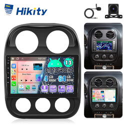 DAB+ 8-Core 4+64GB CarPlay Android13 Radio Für Jeep Compass MK49 11-16 GPS Navi