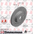 ZIMMERMANN Bremsscheibe 400.5504.20 für MERCEDES-BENZ