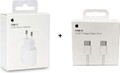 ORIGINAL Apple Power Adapter 20W Ladegerät + USB-C zu Typ-C Ladekabel iPhone 15