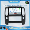 Android 14 Autoradio Stereo GPS Navi Carplay Für Nissan Navara D40 2005-11 DAB+
