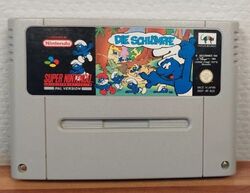 SNES - Die Schlümpfe für Super Nintendo, deutsche PAL-Version