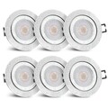 RW-2 LED Einbauleuchte IP44 flach mit fourSTEP dimmbar 5W neutralweiß für Bad