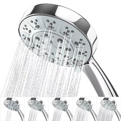 Handbrause Wasserspar Duschkopf Filtration Duschbrause mit 1,5M-Schlauch 5Modi