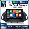 9" Für Ford Kuga Escape C-max Autoradio Android 13.0 GPS Navigation DSP CarPlay