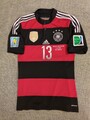 Adidas DFB Deutschland Trikot WM 2014 Größe S Müller Brasilien Patches