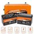 24V/12V LiFePO4 Akku 300Ah 200Ah 100Ah Lithium Batterie BMS für Wohnmobil Boot
