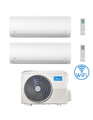 Klimaanlage Midea Xtreme Save Pro Wifi,  Dual Split Set 2X2,5KW Multisplit R32