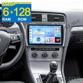 6+128G Android 14 AutoRadio Carplay GPS Navi 8Core Für VW Golf VII MK7 2012-2017