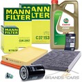 MANN-FILTER ÖLFILTER LUFTFILTER INNENRAUMFILTER CASTROL EDGE 0W-30 32169376
