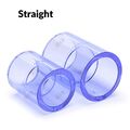 Transparent PVC Fitting Rohr T-Stück Muffe Bogen Kugelhahn Winkel 20mm bis 110mm