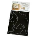 Schwegler Greifvogelsilhouette schwarz 3 Motive Vogelschutz Aufkleber hochwertig