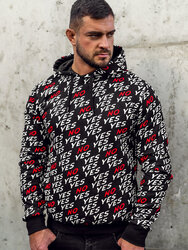 Sweatshirt Kapuzenpullover Hoodie Pullover Pulli Men Print Herren BOLF Aufdruck