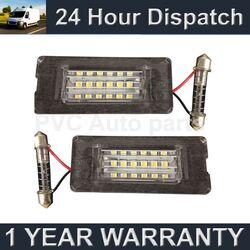 2X FÜR BMW Mini R55 R56 R57 R58 R59 2006-2013 18 WEISSE LED KENNZEICHENLEUCHTEN