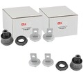 2X NTY QUERLENKERLAGER BUCHSE HINTEN OBEN VORNE passend für HONDA CIVIC CR-V FR-