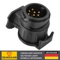 Adapter von 13-polig (Fahrzeug) auf 7-polig (Anhänger) Auto Steckdose 12V