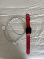 Apple Watch Series 8 45mm Aluminiumgehäuse mit Sportarmband in Rot (Bluetooth) 