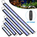 30-130cm LED Aquarium mit timer Salzwasserfische Tropischen Fische RGB 10-45W