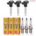 3x DELPHI Zündspule +3x NGK Zündkerze passend für Mitsubishi Colt VI Z3_A Z2_A