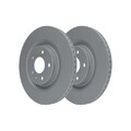 2x Bremsscheibe ATE 24.0122-0272.1 passend für PORSCHE VAG