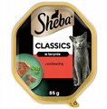Sheba Classics Nassfutter für Katzenin in Pastete mit Rindfleisch Schalen à 85g