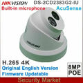 Hikvision DS-2CD2383G2-IU 8MP 4K DarkFighter AcuSense IP-Kamera PoE in Mikrofon
