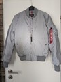 Reflektierende, leicht wattierte Jacke Gr. S von Alpha Industries.