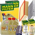 MANN INSPEKTIONSPAKET+7L CASTROL 5W-30 MOTORÖL passend für AUDI A4 B7 8E 3.2 FSI