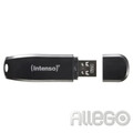 Intenso USB Stick 128GB 3.2 Gen 1 schwarz Speed Line Speicherstick 70MB/s