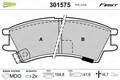 VALEO Bremsbelagsatz, Scheibenbremse 301575 für HYUNDAI