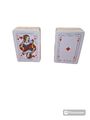Spardose Spielkarte Herz Dame + Karo As   Keramik Vintage Spardose 2er Set 
