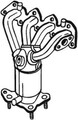 BOSAL 099-805 Katalysator Kat für VW Lupo (6X1, 6E1) POLO (6N2) Euro 3
