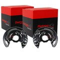 2X METZGER SPRITZBLECHE BREMSSCHEIBEN HINTEN PASSEND FÜR SKODA YETI VW BEETLE