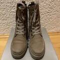 Gabor Stiefelette Boots Gr.6 / 39 Soft Nubuk Wechselfußbett Reißverschluss taupe