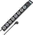 Super-Solid Steckdosenleiste 8-Fach 25m Kabel und Schalter - aus bruchfestem ...
