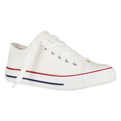 Damen Herren Sneaker Low Turnschuhe Freizeitschuhe Schnürer 901872 New Look
